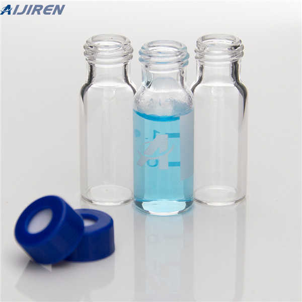 Buy clear glass vials with caps for sale for Waters HPLC